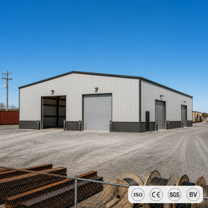 Prefabricated Space Saving Lattice Column Steel Structure Factory Warehouse Building For Distribution Center Astm Standard