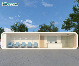 Apple Cabin Portable Medical Container House, Quick Install Modular Hospital Ward Isolation Clinic Cabin